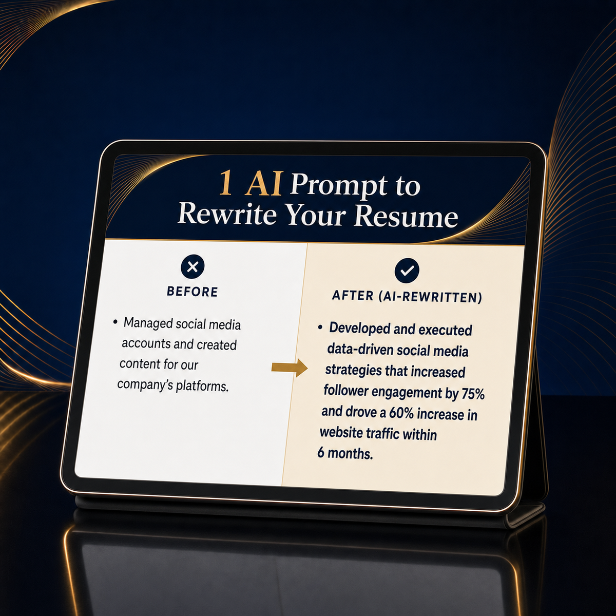 1 AI Prompt to Rewrite Your Resume