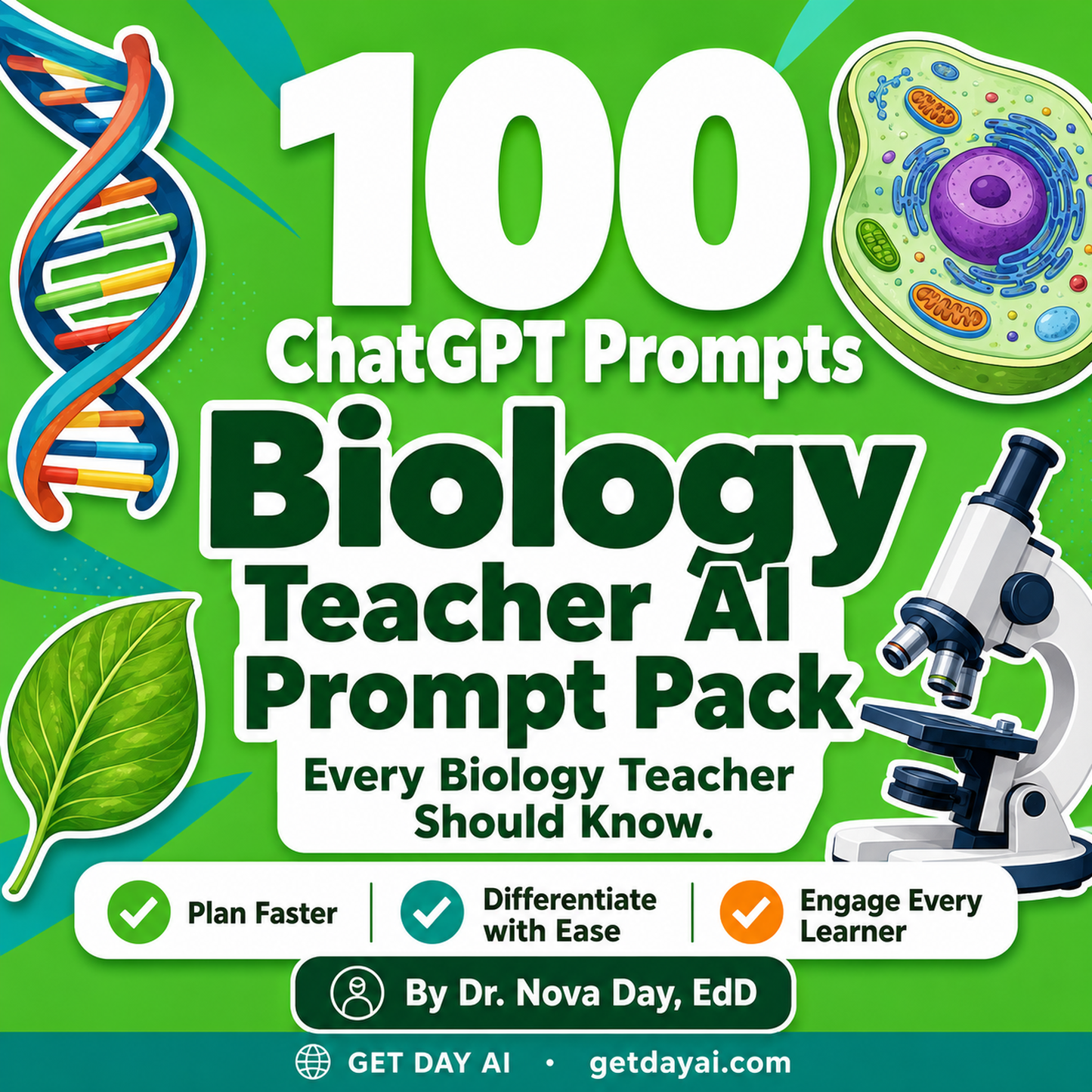 100 ChatGPT Prompts — Biology Teacher AI Prompt Pack