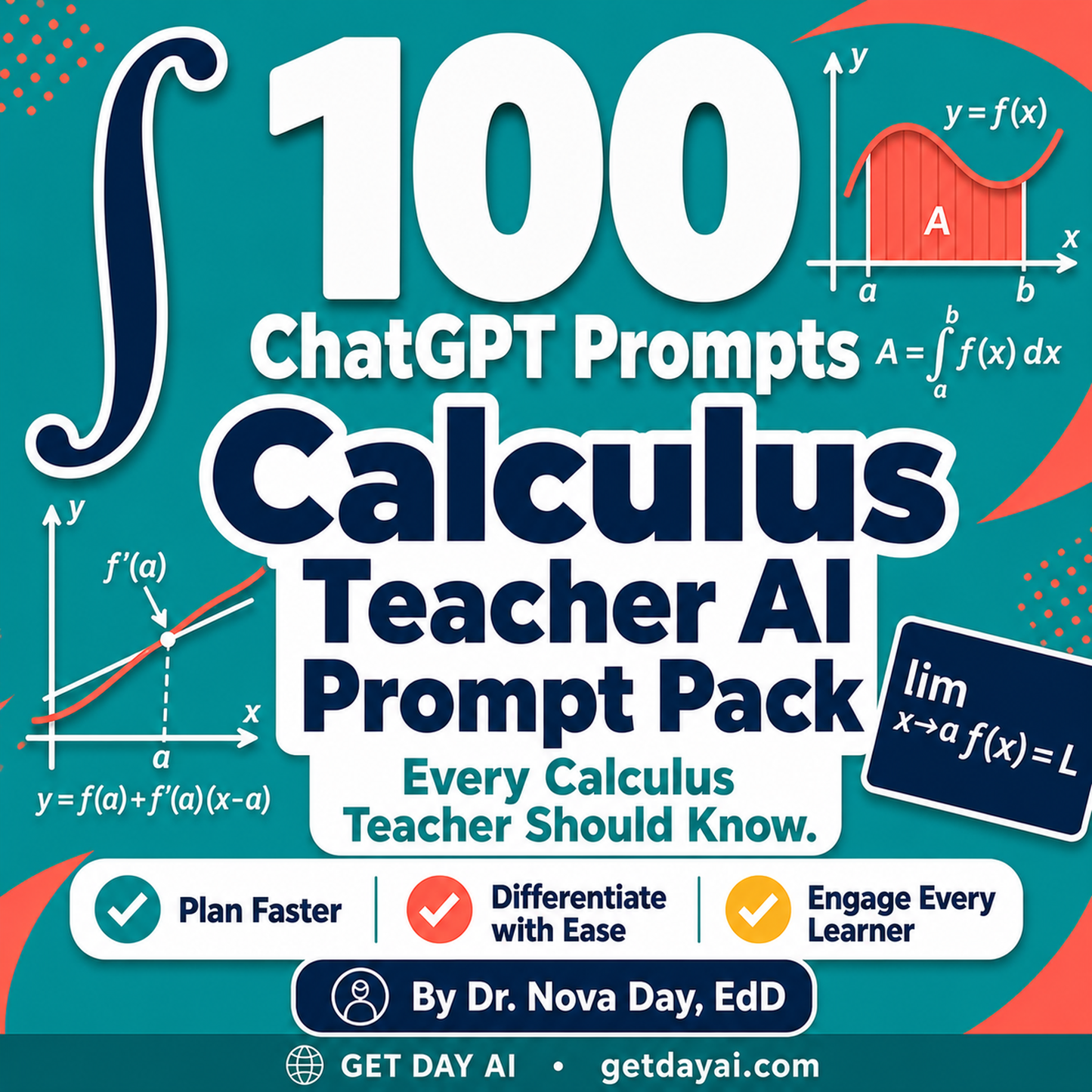 100 ChatGPT Prompts — Calculus Teacher AI Prompt Pack
