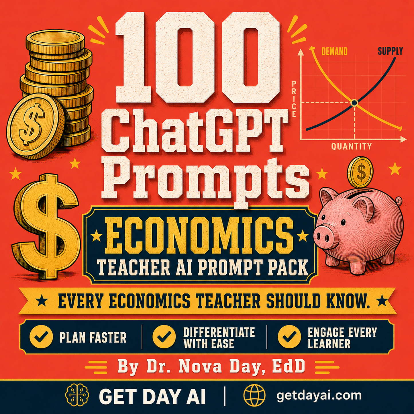 100 ChatGPT Prompts — Economics Teacher AI Prompt Pack