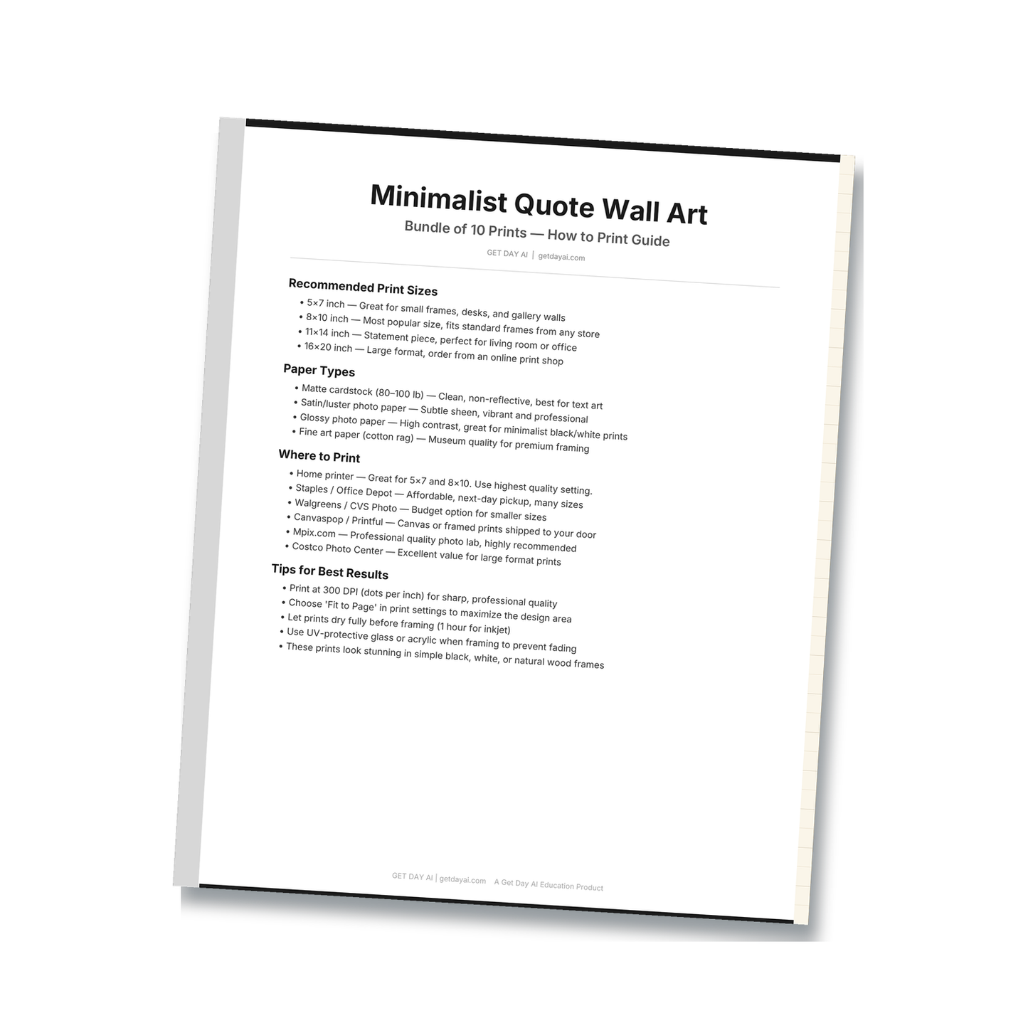 Minimalist Wall Art Bundle — cover