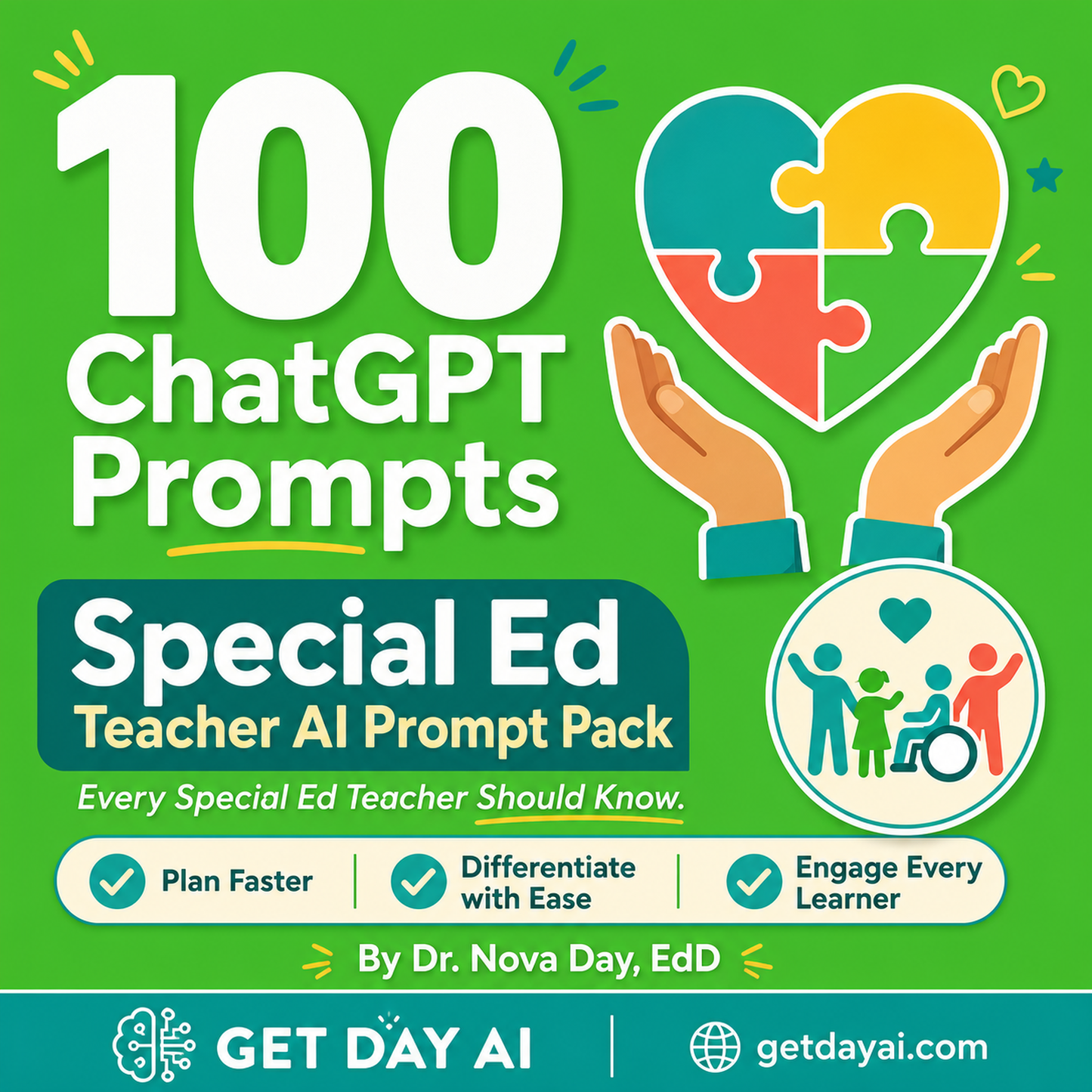 100 ChatGPT Prompts — Special Ed Teacher AI Prompt Pack