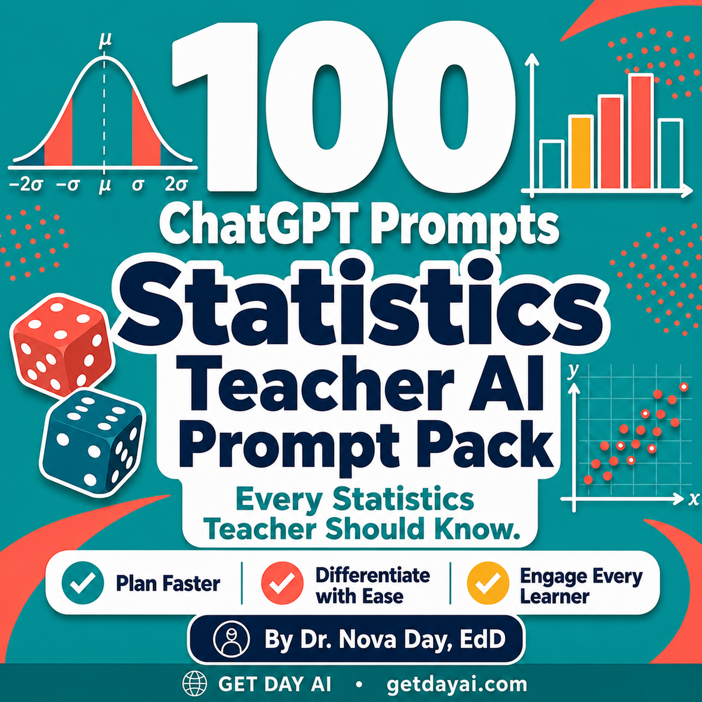 100 ChatGPT Prompts — Statistics Teacher AI Prompt Pack