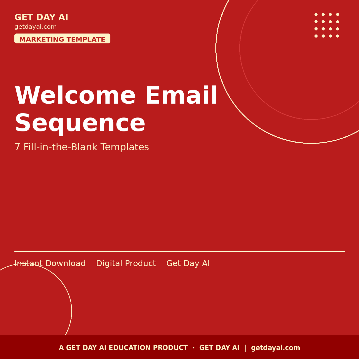 Welcome Email Sequence Templates — cover