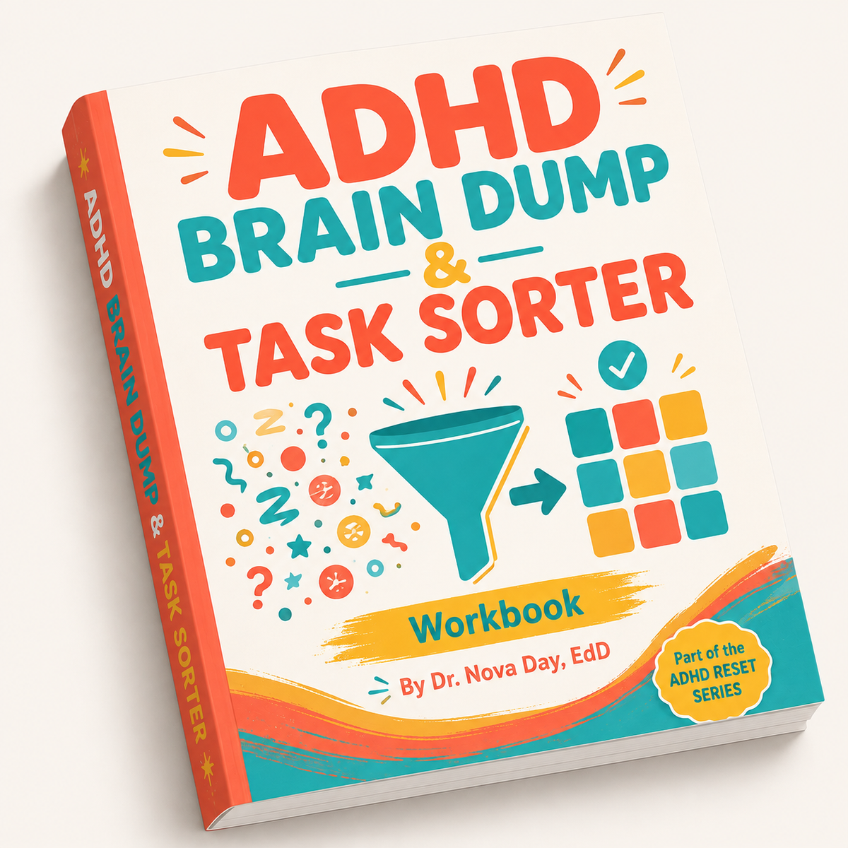 ADHD Brain Dump and Task Sorter Workbook cover