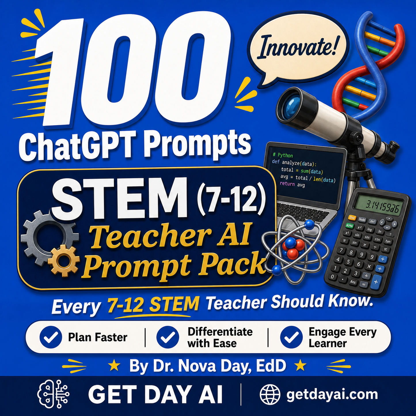 STEM Teacher AI Prompt Pack (7-12)