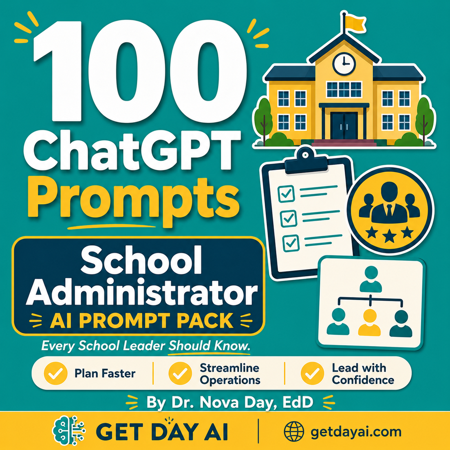 100 ChatGPT Prompts — School Administrator AI Prompt Pack