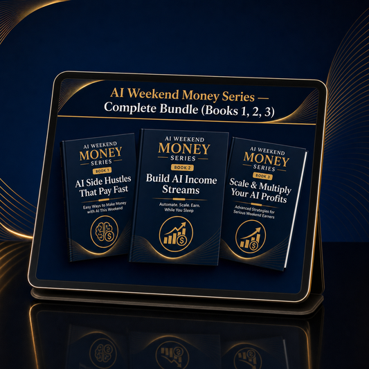 AI Weekend Money Series — Complete Bundle (Books 1, 2, 3)