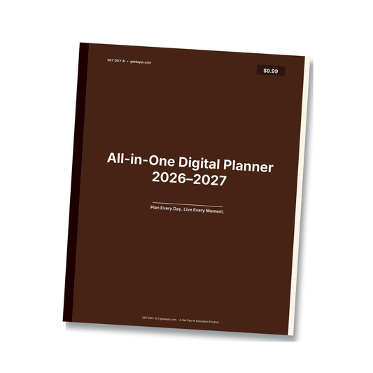 All-in-One Planner 2026-2027 — cover