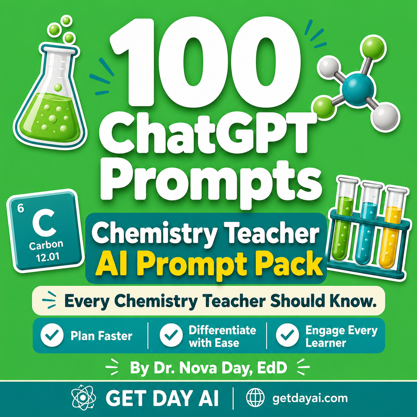 100 ChatGPT Prompts — Chemistry Teacher AI Prompt Pack