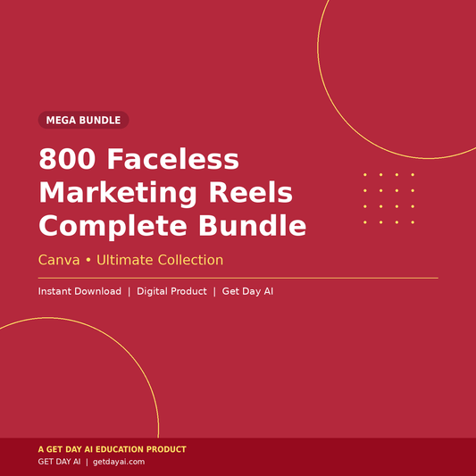 800 Faceless Reels Bundle