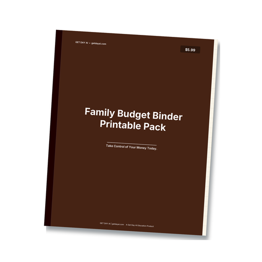 Family Budget Binder — cover