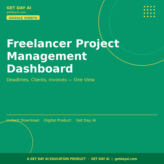 Freelancer Project Management Dashboard — cover