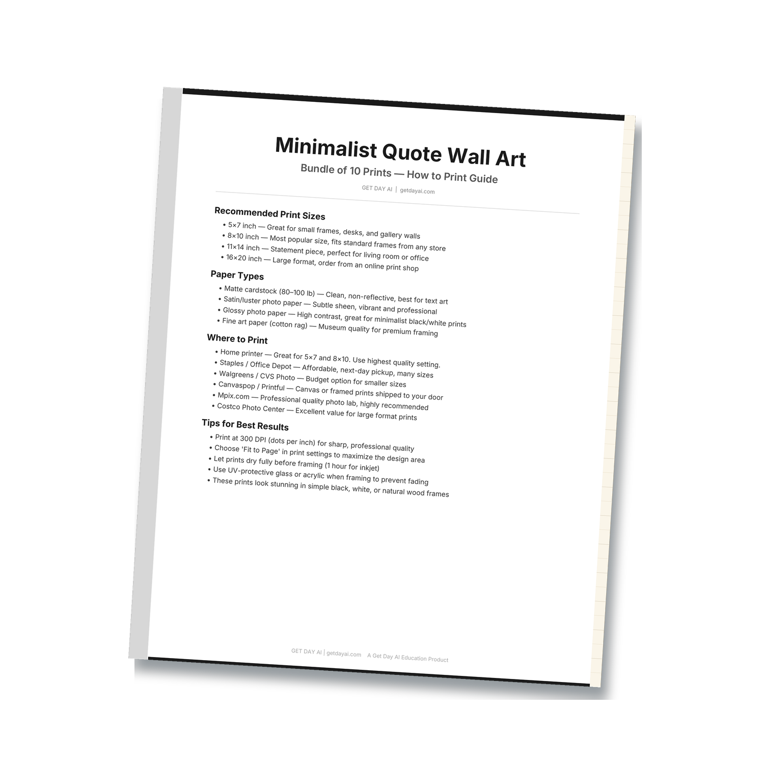 Minimalist Wall Art Bundle — cover