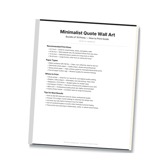 Minimalist Wall Art Bundle — cover