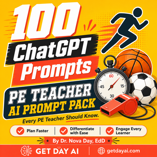 100 ChatGPT Prompts — PE Teacher AI Prompt Pack