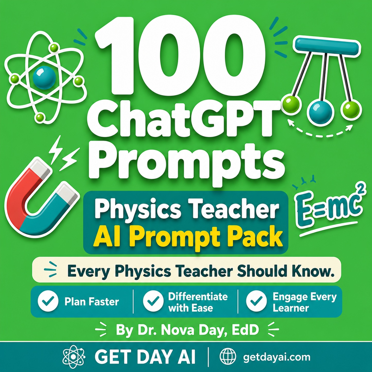100 ChatGPT Prompts — Physics Teacher AI Prompt Pack