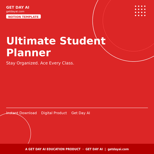 Student Digital Planner — cover