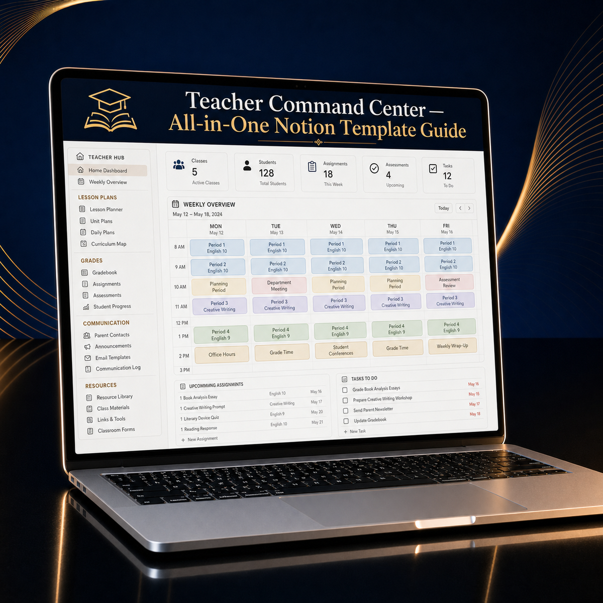 Teacher Command Center — All-in-One Notion Template Guide
