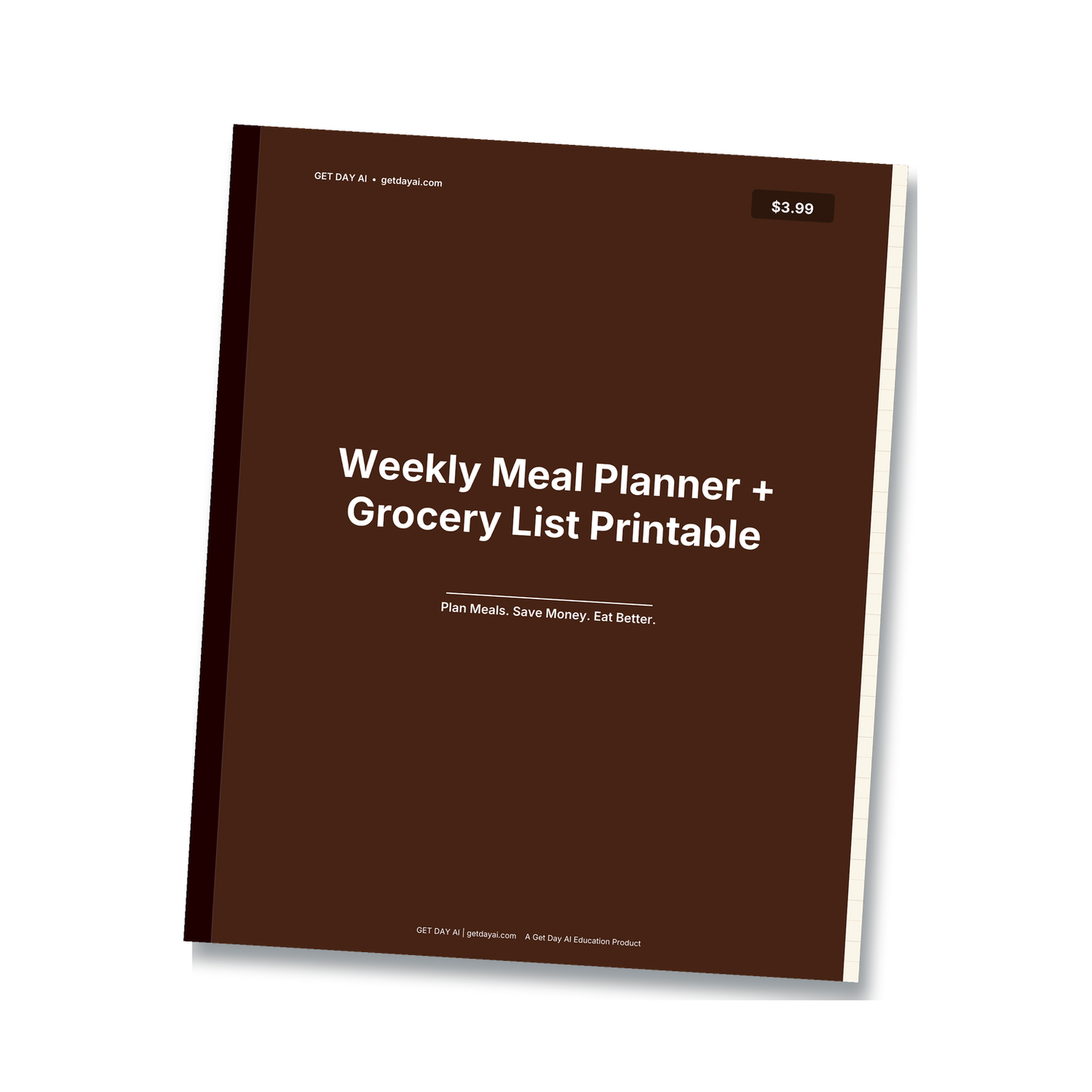 Weekly Meal Planner — cover