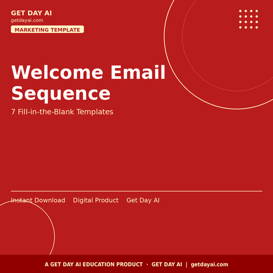 Welcome Email Sequence Templates — cover