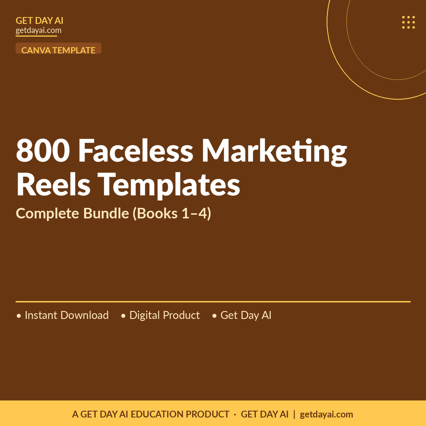 800 Faceless Marketing Reels Templates — Complete Bundle