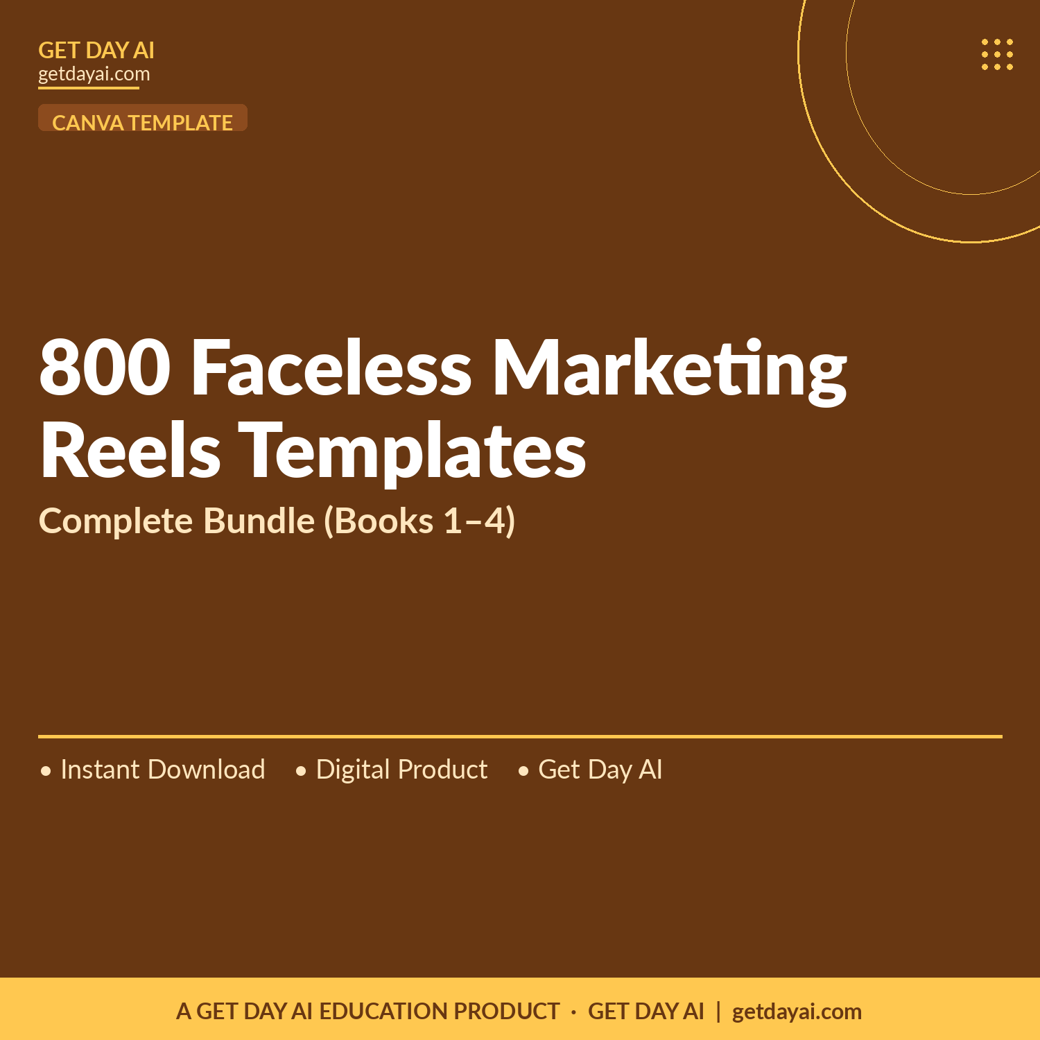 800 Faceless Marketing Reels Templates — Complete Bundle