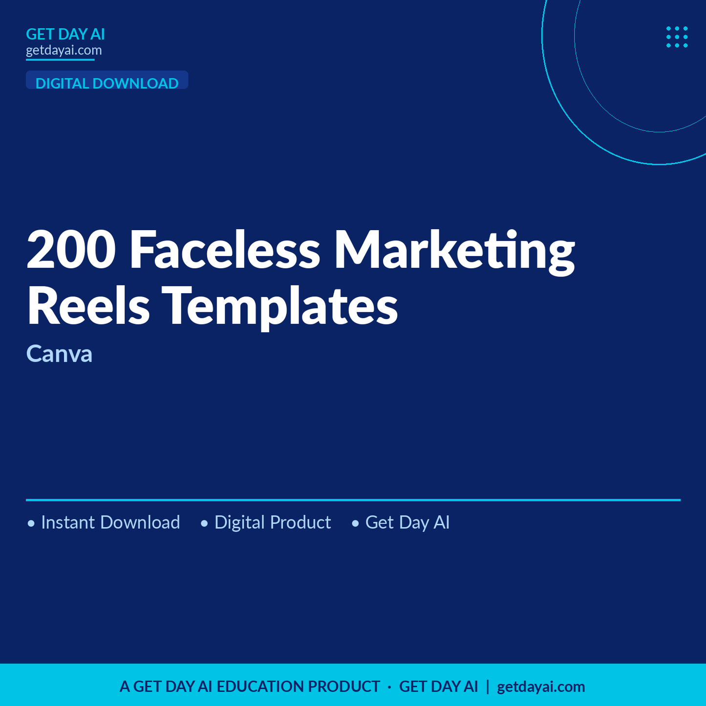 200 Faceless Marketing Reels Templates — Canva