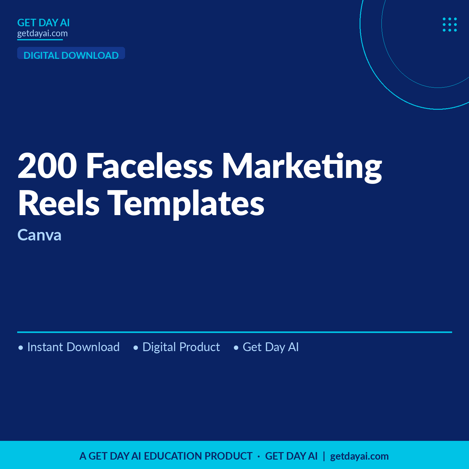 200 Faceless Marketing Reels Templates — Canva