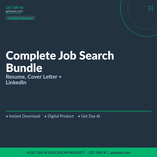 Complete Job Search Bundle — Resume, Cover Letter + LinkedIn