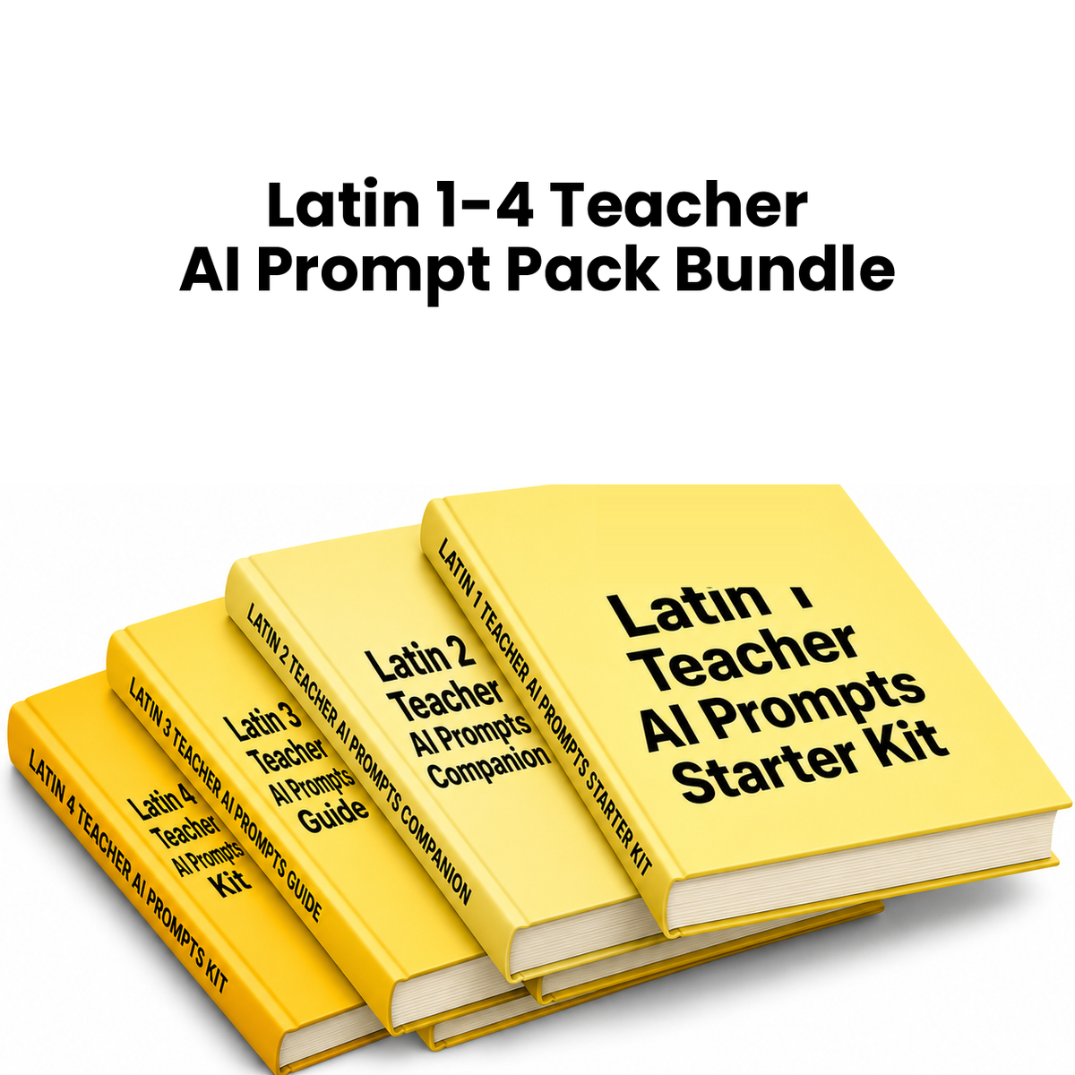 Latin 1-4 Teacher AI Prompt Pack Bundle